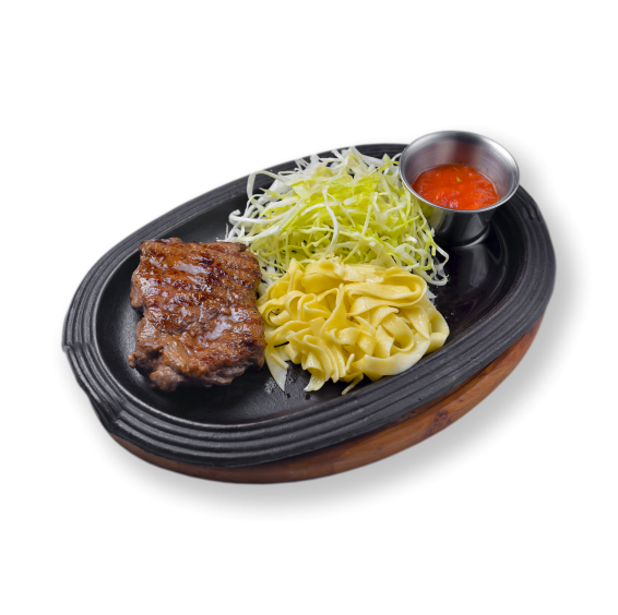 СТЕЙК-МЕНЮ ЯЛОВИЧИЙ З ПАСТОЮ