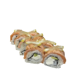 Рол Філадельфія з запеченим лососем Рол Філадельфія з запеченим лососем