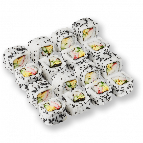 РОЛЛ КАЛІФОРНІЯ ЛАЙТ 1ШТ + 1ШТ В ПОДАРУНОК